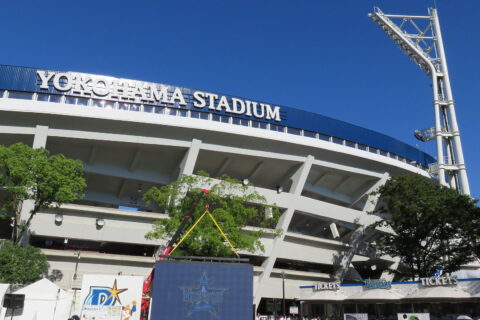 横浜スタジアム外観、自分（Haruakibay）が撮影
