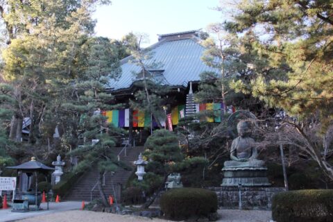 Anraku-ji temple in Yoshimi, Saitama