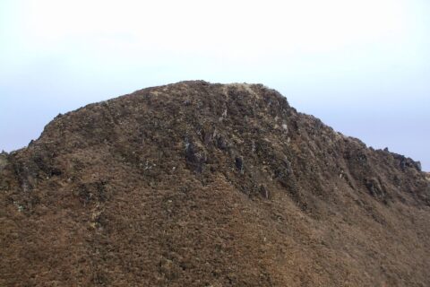 West Peak (Nishi-Mine), the highest peak of Mount Yufu, Oita, Kyushu, Japan.