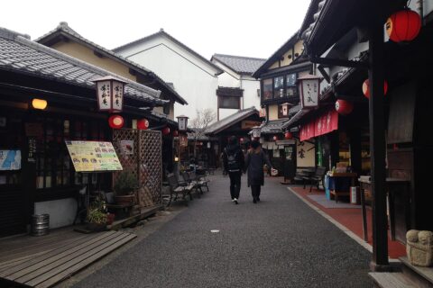 由布院温泉街・湯の坪横丁