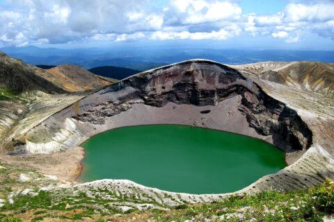 Mt. Zao, Lake Okama, Miyagi pref., Japan