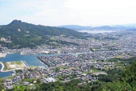 談古嶺(八栗寺方面)