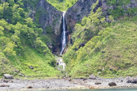 北海道知床半島にあるヨウシペツの滝。2019年撮影。