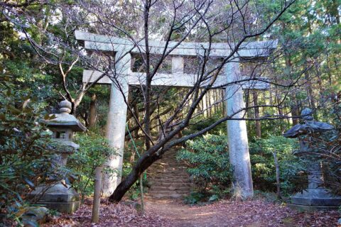 ​一の鳥居（竈門神社）