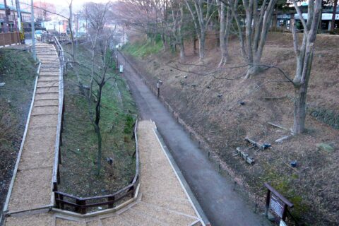 上田城外堀 Fosse of Ueda castle 2010.12.31