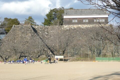 亀山城（伊勢国）の多聞櫓と石垣