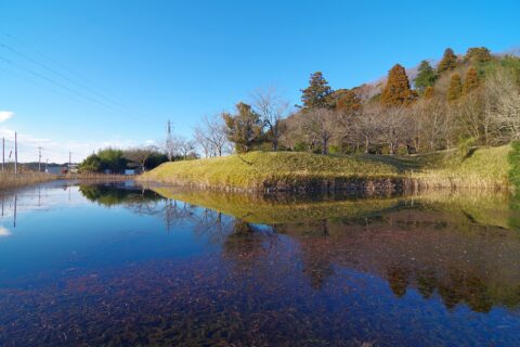 佐倉城址にて 出丸跡 Sakura Castle 2015.1.02