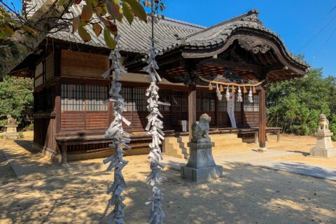 Hachiman Shrine in Naoshima, Kagawa pref Japan.