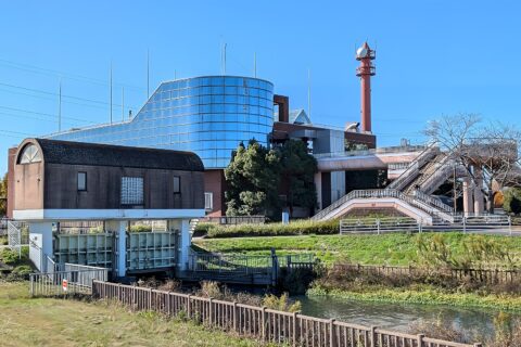 北千葉第二機場の北千葉導水ビジターセンター