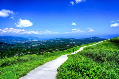 ​静岡県伊東市、大室山、ゴールド川奈カントリクラブ