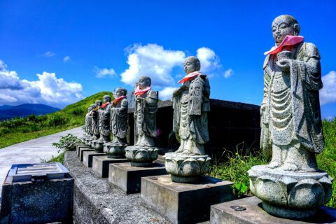 ​静岡県伊東市、大室山、八ヶ岳地蔵尊