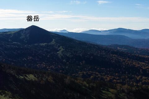大深沢展望台から南東の山々