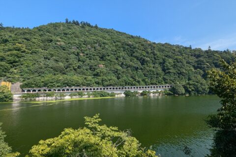 嵐山洞門（嵐山の崩落災害防止のため洞門）