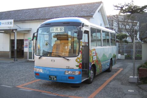 * 野呂山タクシー(呉市委託) 川尻町生活バス 一般路線バス 2007年03月06日 JR安芸川尻駅にて撮影 撮影者 SHIBUMOYAN