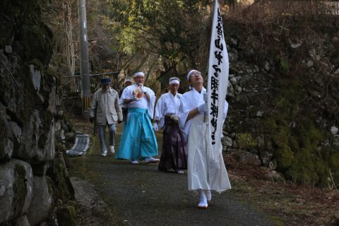 ２月下旬の御汐井採神事