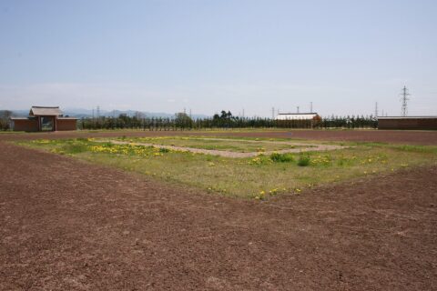 志波城の政庁正殿跡