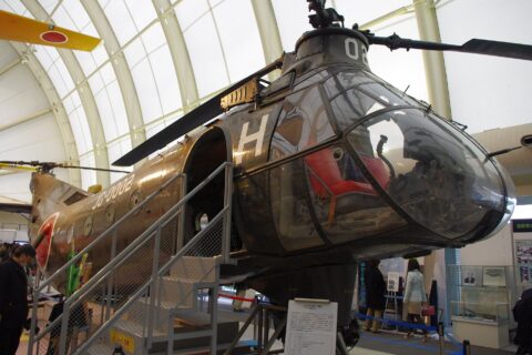 Vertol V-44 Taken at Tokorozawa Aviation Museum.