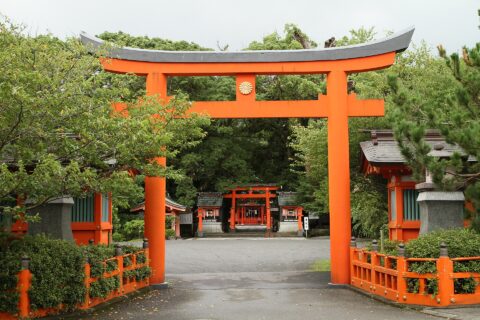 枚聞神社（指宿市）の一の鳥居