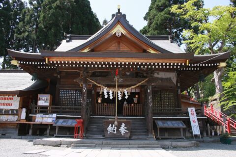 櫻山神社の拝殿