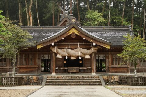 ​熊野大社拝殿
