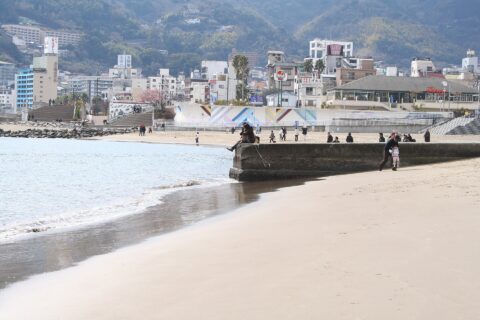 Atami Sun Beach: Atami Sun Beach, Atami, Shizuoka prefecture, Japan