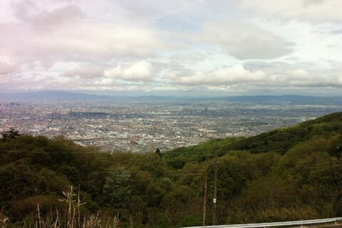 生駒山山頂(The Mount Ikoma mountaintop)