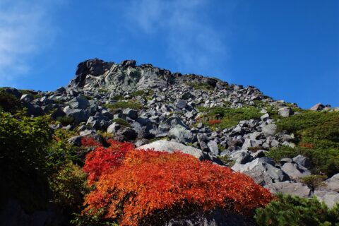 羅臼岳最後の登り