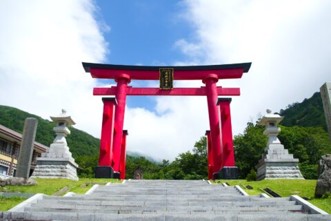 聖地への入り口(Torii of Yudonosan Shrine) 27 Aug, 2016