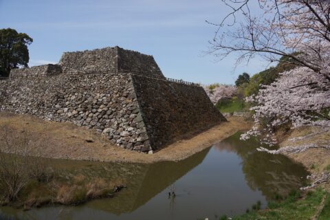 The moat at Yamato Koriyama Castle