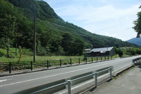 龍泉洞付近の風景