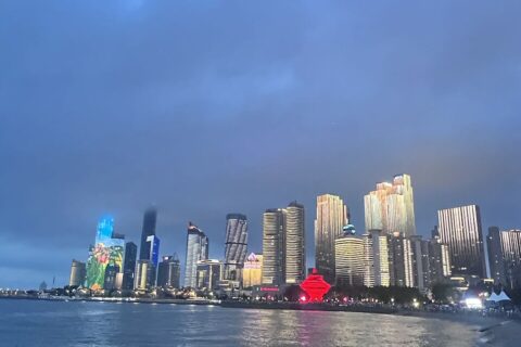 Qingdao City Seaside Scenery