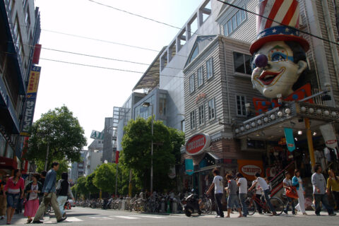 アメリカ村（周防町筋付近）