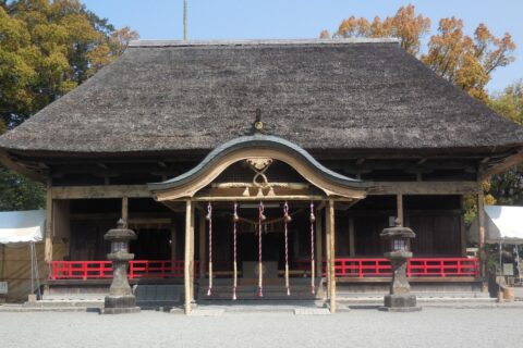 ​青井阿蘇神社の拝殿