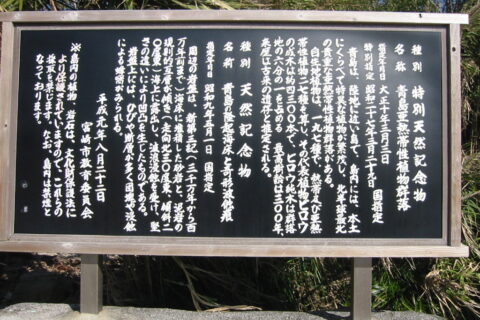 Aoshima sign