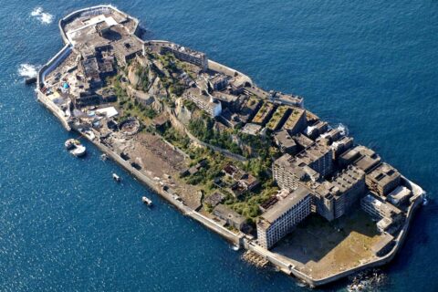軍艦島 (Hashima Island, also known as Battleship Island) 2008, Nagasaki