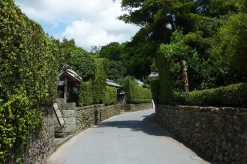 知覧の麓集落（鹿児島県南九州市）