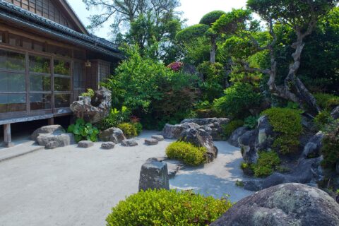 ​知覧武家屋敷庭園、南九州市