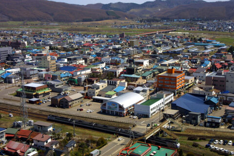 View of Engaru Town, 1 May 2004