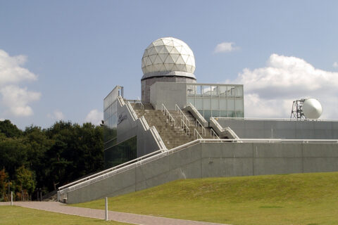 The radar dome for meteorological observation at the summit of Mt.Fuji, Japan. The dome was used since 1963 until 2000. The dome was moved to the foot of the mountain in Fujiyoshida, Yamanashi in 2004. I took this pictur