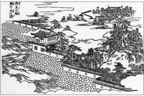 伏見の城 松の丸の図