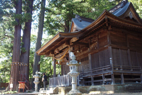 日枝神社、静岡県伊豆市の修善寺温泉街にある。