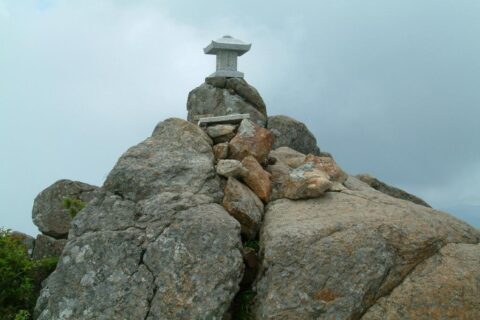 石鎚山頂上である天狗嶽