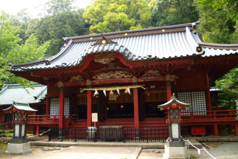 静岡県熱海市にある伊豆山神社の本殿