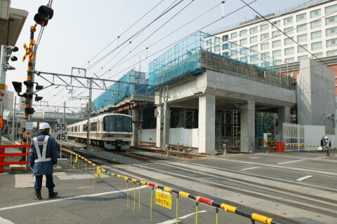 JR西日本 奈良駅高架工事