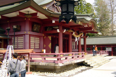 茨城県笠間市「笠間稲荷神社」拝殿