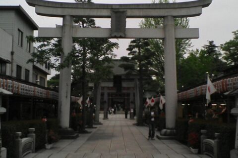 茨城県笠間市「笠間稲荷神社」石鳥居