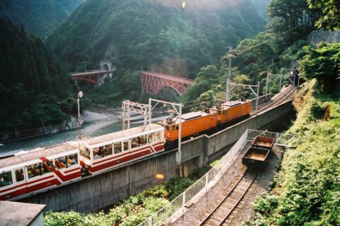 Kurobe Gorge Railway.