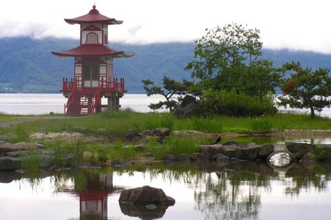 洞爺湖 浮見堂公園