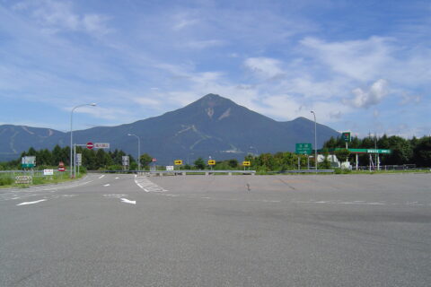 磐梯山SAから