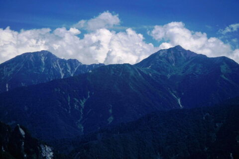 立山から望む五竜岳と鹿島槍ヶ岳